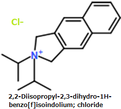 CAS#2,2-Diisopropyl-2,3-dihydro-1H-benzo[f]isoindolium; chloride